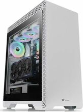 Arvutikorpus Thermaltake S500 TG, Tempered Glass, Snow White