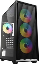 Arvutikorpus Sharkoon VK4 ARGB, Tower, must, karastatud klaas