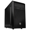 Arvutikorpus SilverStone Precision PS16B, Mini Tower, Micro ATX, must