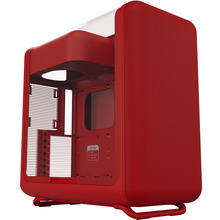 Arvutikorpus Hyte X50, Midi Tower, punane, Tempered Glass