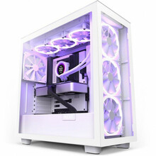 Arvutikorpus NZXT H7 Elite RGB, Midi Tower, valge