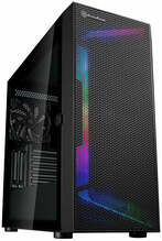 Arvutikorpus SilverStone SETA H1, SST-SEH1B-G, Midi Tower, karastatud klaas, must