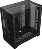 Arvutikorpus Thermaltake View 390 Air, Midi Tower, must, Tempered Glass