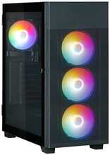 Arvutikorpus Zalman S5 Neo, ATX, must, FRGB Fan x4