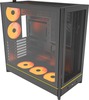 Arvutikorpus Montech HS01 PRO, Midi-Tower, must, karastatud klaas