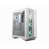 Arvutikorpus MSI MPG Gungnir 110R, Mid Tower, valge
