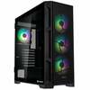Arvutikorpus Raijintek Ponos Ultra Mesh, Midi Tower, must, läbipaistev