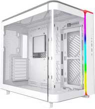 Arvutikorpus Montech KING 95, Midi Tower, Tempered Glass x2, ARGB, valge
