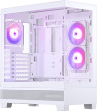 Arvutikorpus Phanteks XT View, Mid Tower, Tempered Glass, D-RGB, valge