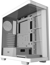 Arvutikorpus Darkflash DS900G, valge, ventilaatoriteta