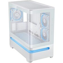 Arvutikorpus Asus PRIME AP202 TG ARGB, midi tower, valge