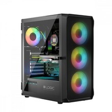 Arvutikorpus Logic Concept PORTOS ARGB, MIDI, USB 3.0, must