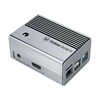 Arvutikorpus Asus Tinker Fanless Aluminum Case, hõbe