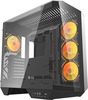 Arvutikorpus Darkflash DY470, must, 4 ventilaatorit, GPU tugi