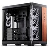 Arvutikorpus Jonsbo TK-4 Wood, Mid Tower, ATX, Tempered Glass, must