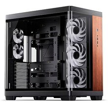 Arvutikorpus Jonsbo TK-4 Wood, Mid Tower, ATX, Tempered Glass, must