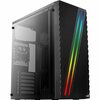 Arvutikorpus Aerocool Streak TG RGB, ATX, must