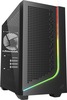 Arvutikorpus Sharkoon J1000 ARGB, mATX, must, Tempered Glass