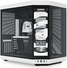 Arvutikorpus Hyte Y70 Touch, Midi Tower, must/valge