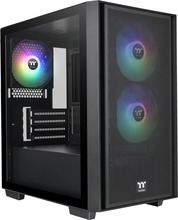 Arvutikorpus Thermaltake Versa H16 TG ARGB, Micro Tower, must