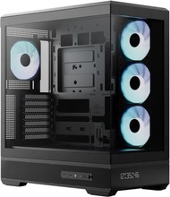 Arvutikorpus Aerocool P500B Digi-BK-v1, Midi Tower, ATX, Tempered Glass x 2, must