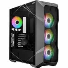 Arvutikorpus Cooler Master TD500 MAX, must, läbipaistev
