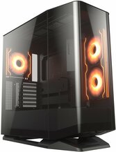 Arvutikorpus Cougar FV270 ARGB, Midi Tower, must
