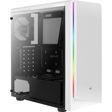Arvutikorpus Aerocool Rift RGB, Midi Tower, valge