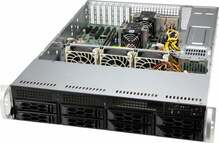 Serverikorpus Supermicro CSE-LA25TQC-R609LP, must, 600 W