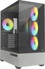 Arvutikorpus Sharkoon AK7 ARGB, ATX, must, Tempered Glass x 2