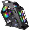 Arvutikorpus Mars Gaming MC61, M-ATX, Mini Tower, must, ARGB Chroma