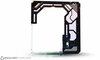 Arvutikorpus Singularity Computers Spectre 4 Aevum Dual Loop, akrüülist külgpaneel, läbipaistev/must