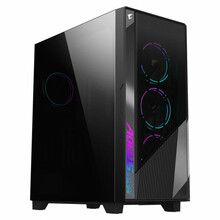Arvutikorpus Gigabyte Aorus C500 Glass, Midi Tower, must