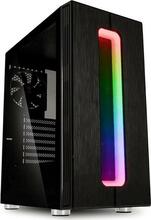 Arvutikorpus Kolink Nimbus RGB, Midi Tower, Tempered Glass, must