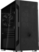 Arvutikorpus Silverstone Fara H1M, SST-FAH1MB-G, tower, must, karastatud klaas