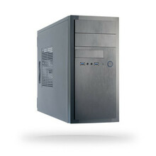 Arvutikorpus Chieftec HT-01B-350GPB, Midi Tower, 350W, must