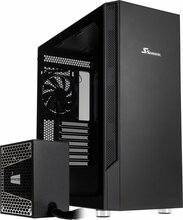 Arvutikorpus Seasonic Arch Q503 Midi Tower, koos CONNECT DGC-750 750W 80 PLUS Gold toiteplokiga, must