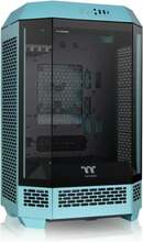 Arvutikorpus Thermaltake The Tower 300, torn, türkiis, karastatud klaas