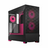 Arvutikorpus Fractal Design Pop Air RGB, ATX, must/purpur (magenta)