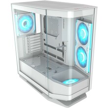 Arvutikorpus Cougar Gaming FV270, Midi Tower, valge