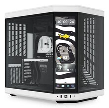 Arvutikorpus Hyte Y70 Touch Infinite, Midi Tower, must/valge