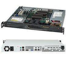 Serverikorpus Supermicro CSE-512F-350B1, 1U, 350 W, must