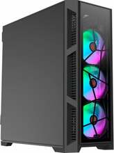 Arvutikorpus Raijintek Ponos Ultra TG4-ST, must