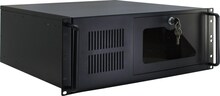 Serverikorpus Inter-Tech IPC 4U-4088-S, Rack Mount ATX, must, ilma toiteallikata