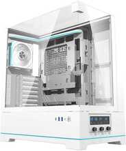 Arvutikorpus Darkflash DY450 PRO, ventilaatoriga, valge