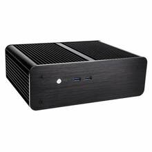 Arvutikorpus Akasa Euler MX Plus, Mini-ITX, alumiinium, must