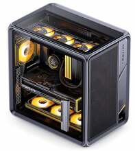 Arvutikorpus Jonsplus BO400, Midi-Tower, ATX, Tempered Glass, gunmetal hall