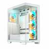 Arvutikorpus Gigabyte GB-C500PI ST, Midi Tower, valge, läbipaistev paneel