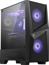 Arvutikorpus MSI MAG Forge 100M, Midi Tower, must, karastatud klaas