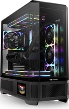 Arvutikorpus Thermaltake View 600 TG, Full Tower, must, Tempered Glass